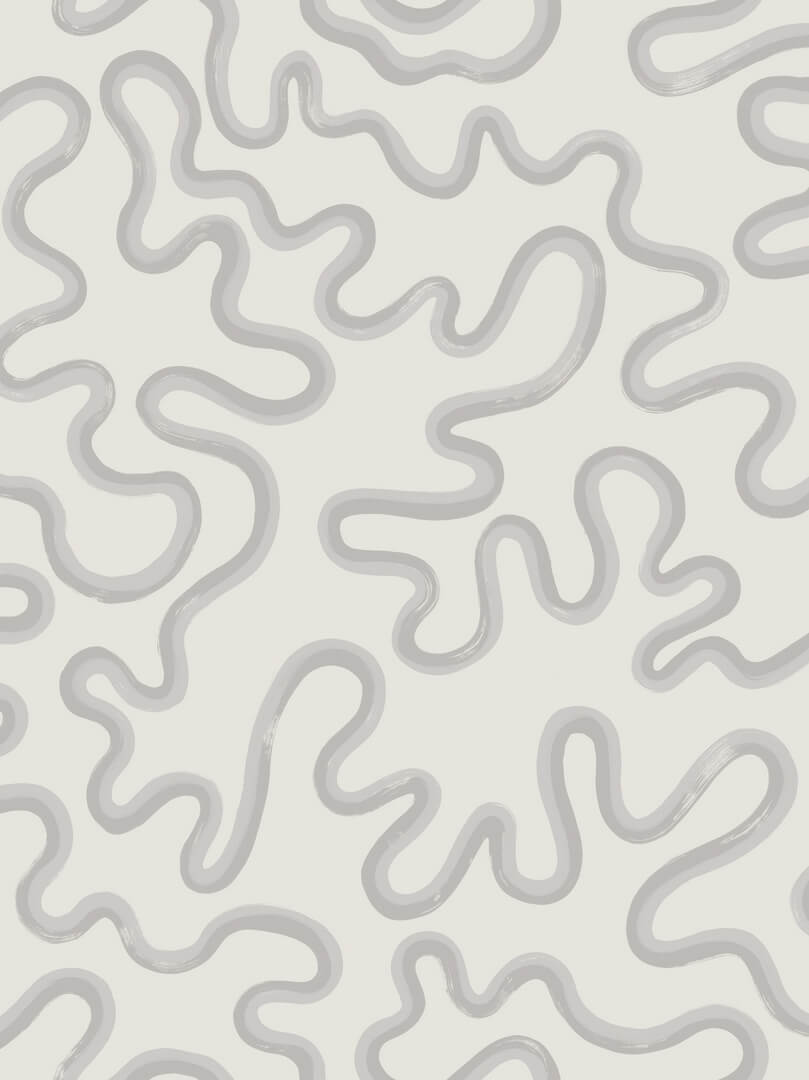 Tapeta falujące linie Cole & Son 130/8029 Rainforest Squiggle Vivienne Westwood