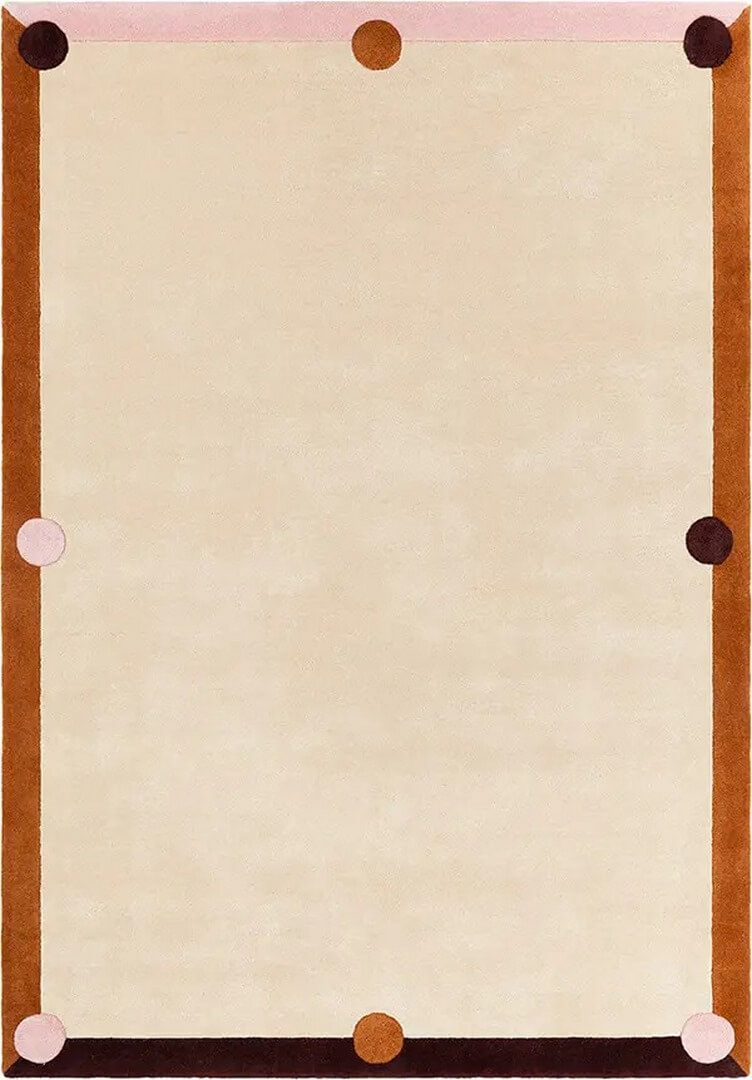 Dywan wełniany Carpets & More X Malwina Konopacka Berlin Terracotta 5521 Voyage