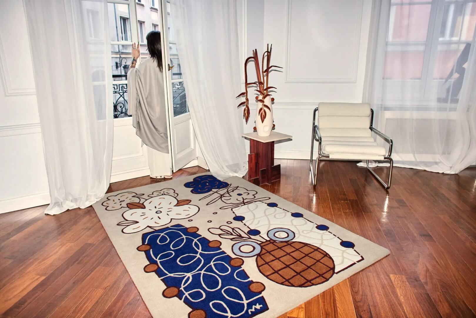 Dywan wełniany Carpets & More X Malwina Konopacka Florence Circus 5506 Voyage