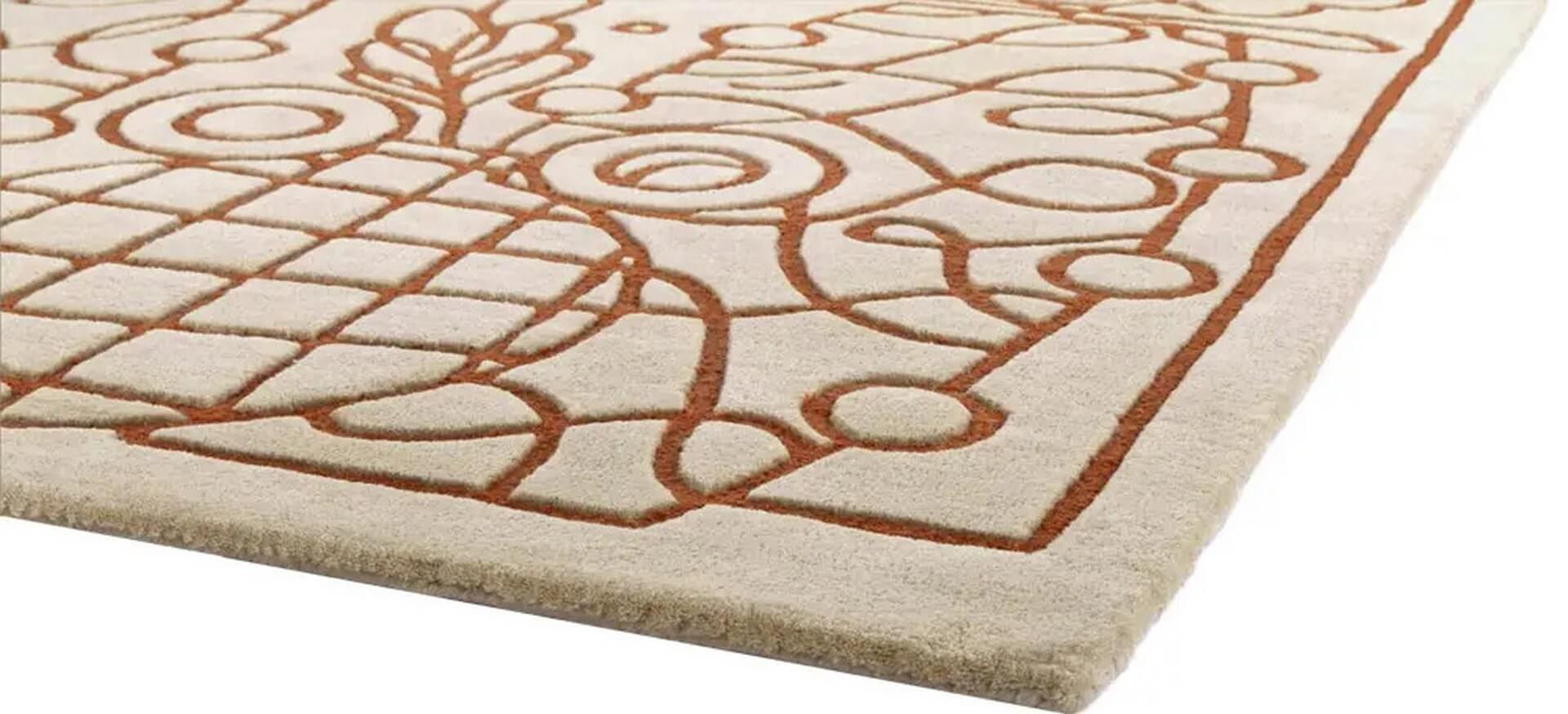 Dywan wełniany Carpets & More X Malwina Konopacka Florence Terracotta 5507 Voyage