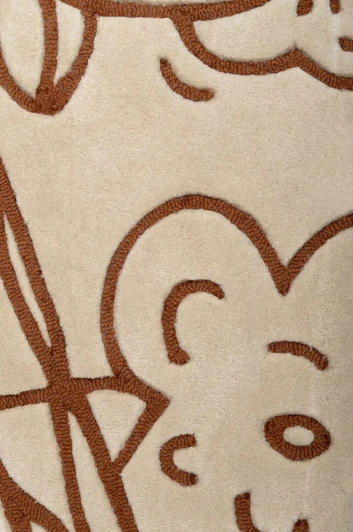 Dywan wełniany Carpets & More X Malwina Konopacka Florence Terracotta 5507 Voyage