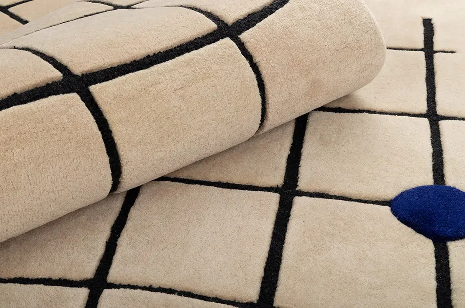 Dywan wełniany Carpets & More X Malwina Konopacka Londyn Cobalt 5509 Voyage