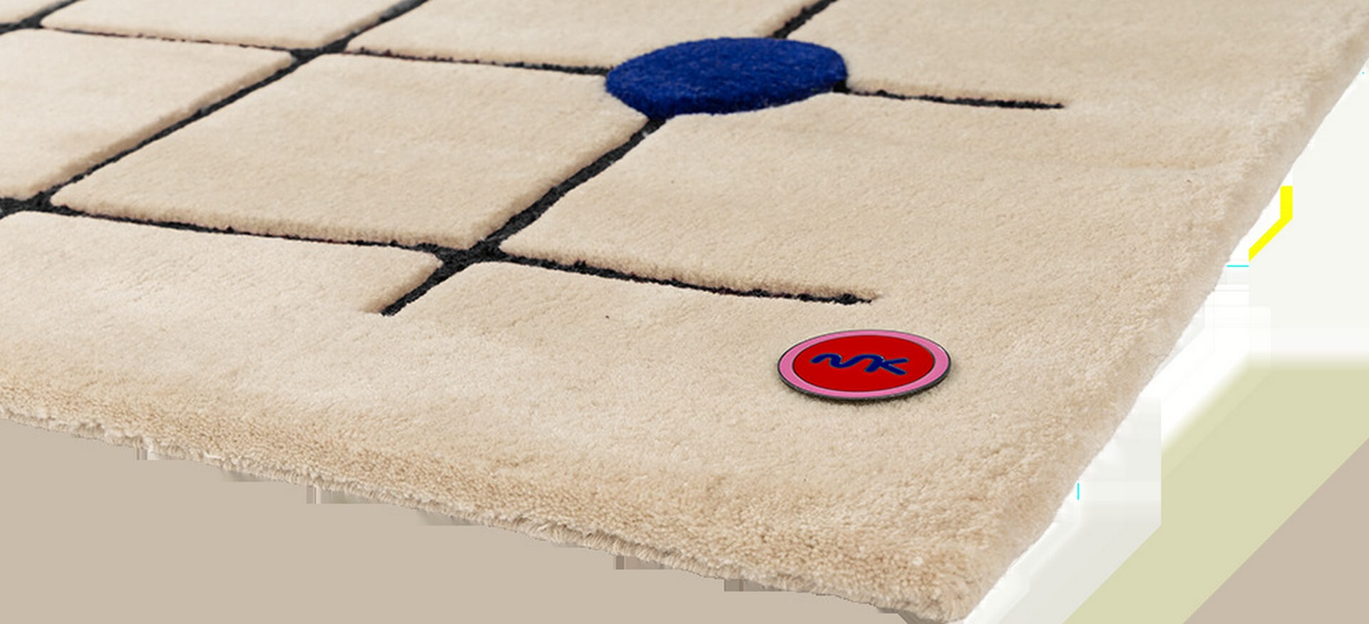 Dywan wełniany Carpets & More X Malwina Konopacka Londyn Cobalt 5509 Voyage