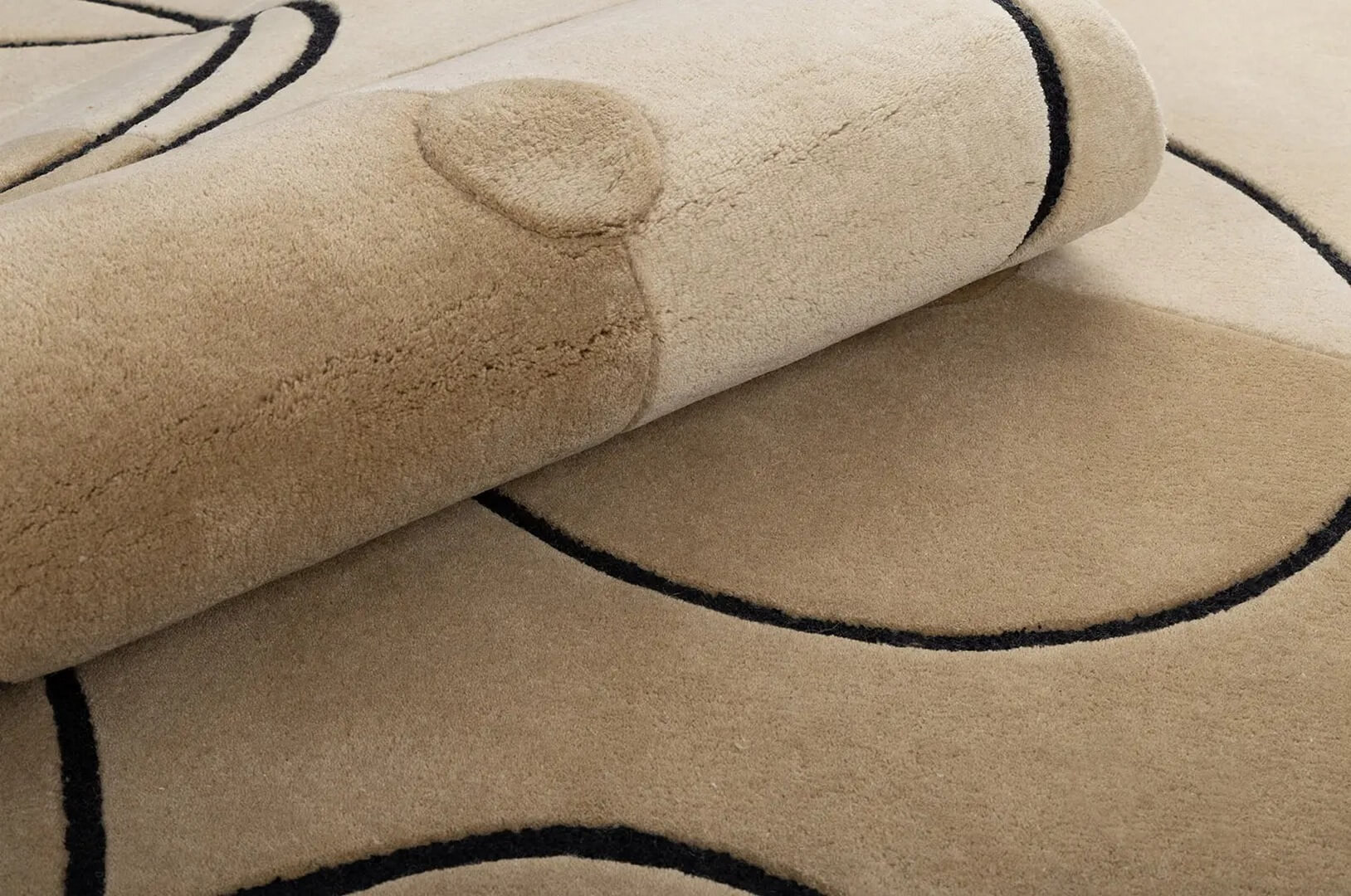 Dywan wełniany Carpets & More X Malwina Konopacka Marseille Black 5520 Voyage