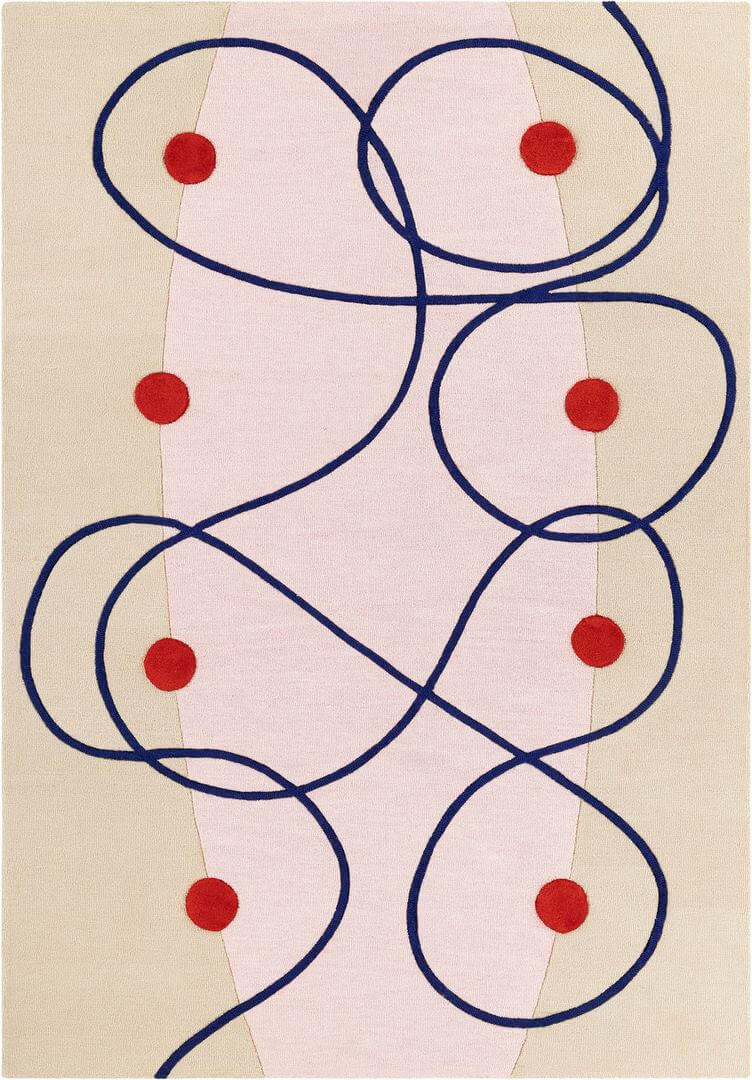 Dywan wełniany Carpets & More X Malwina Konopacka Marseille Cobalt 5517 Voyage