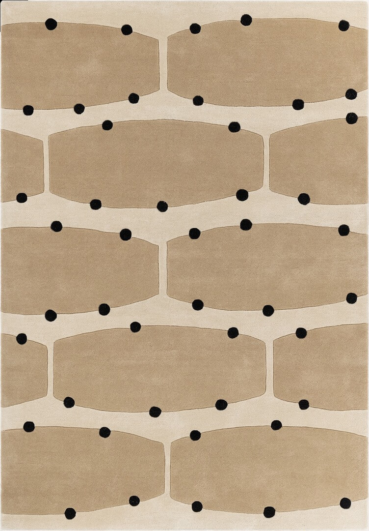 Dywan wełniany Carpets & More X Malwina Konopacka Rio Black 5525 Voyage