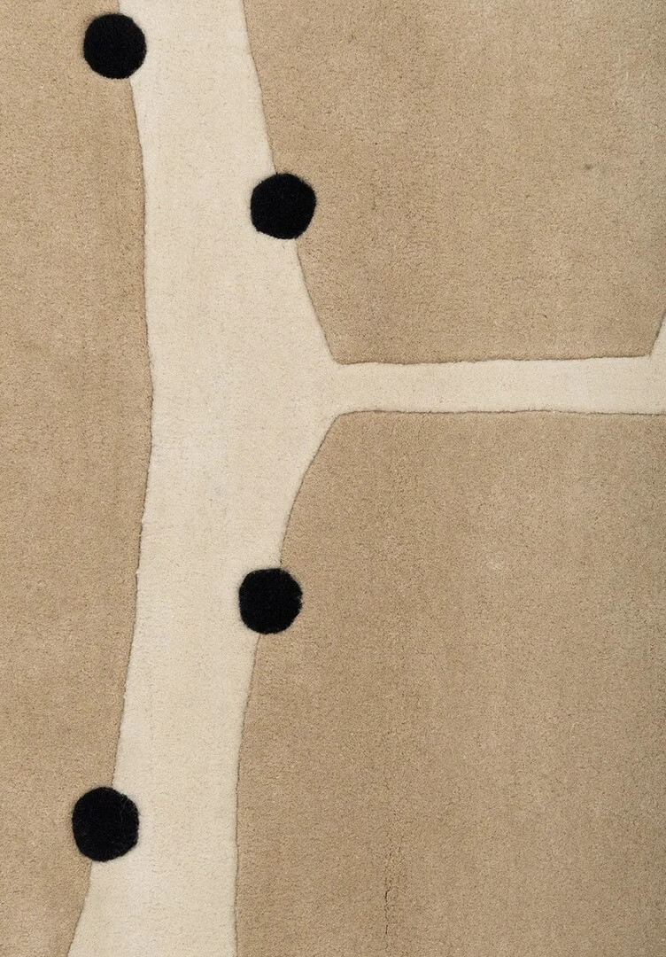 Dywan wełniany Carpets & More X Malwina Konopacka Rio Black 5525 Voyage
