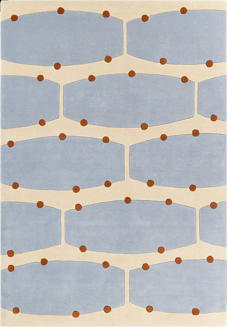 Dywan wełniany Carpets & More X Malwina Konopacka Rio Blue 5524 Voyage