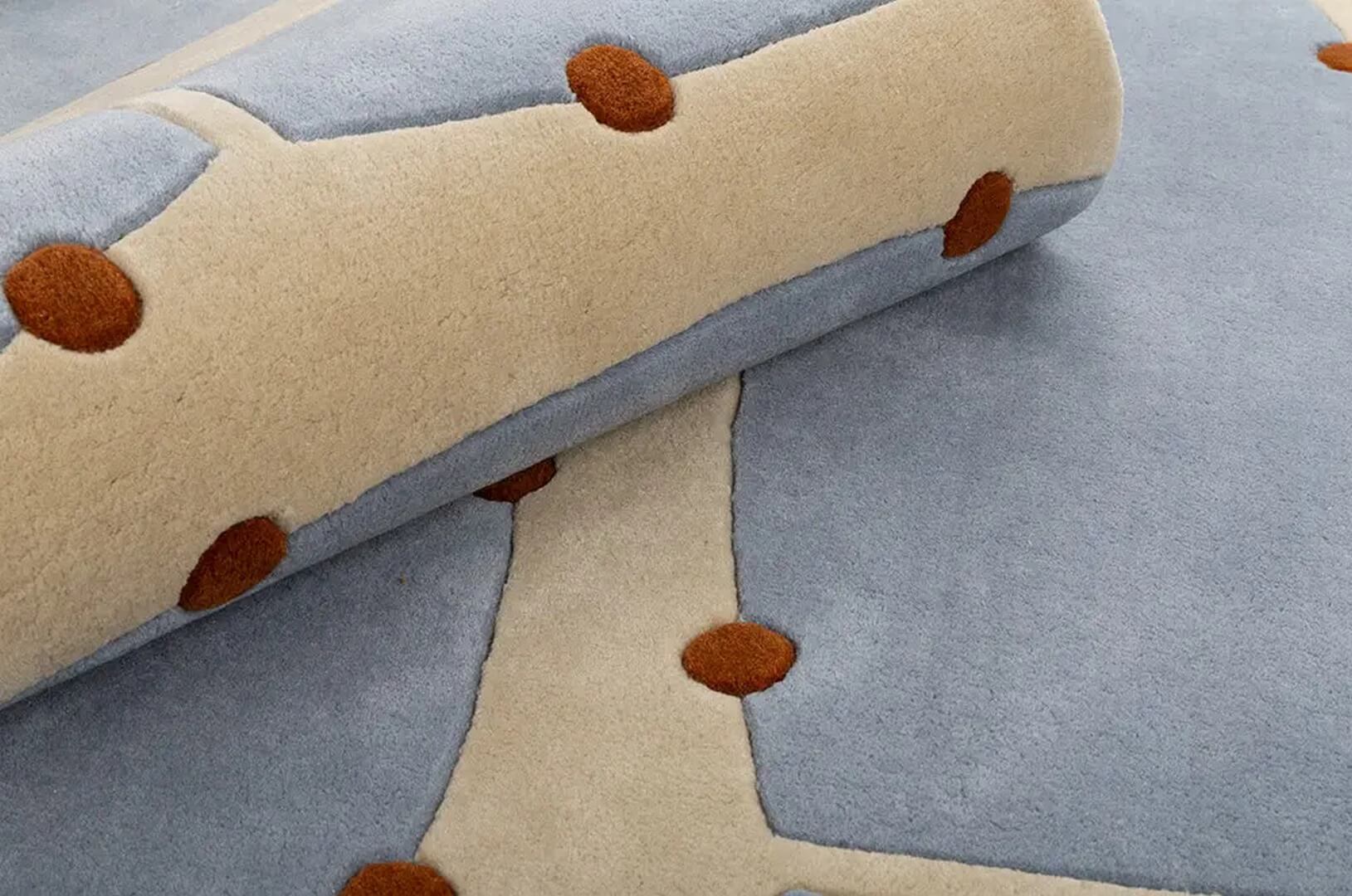 Dywan wełniany Carpets & More X Malwina Konopacka Rio Blue 5524 Voyage
