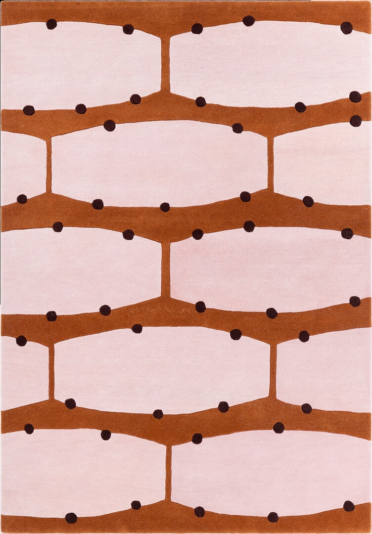 Dywan wełniany Carpets & More X Malwina Konopacka Rio Terracotta 5523 Voyage