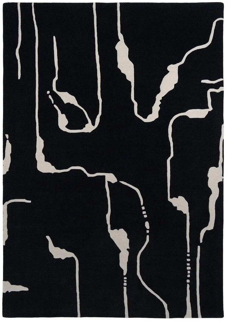 Dywan abstrakcyjny Carpets & More SHAPES CANYON BLACK 5118