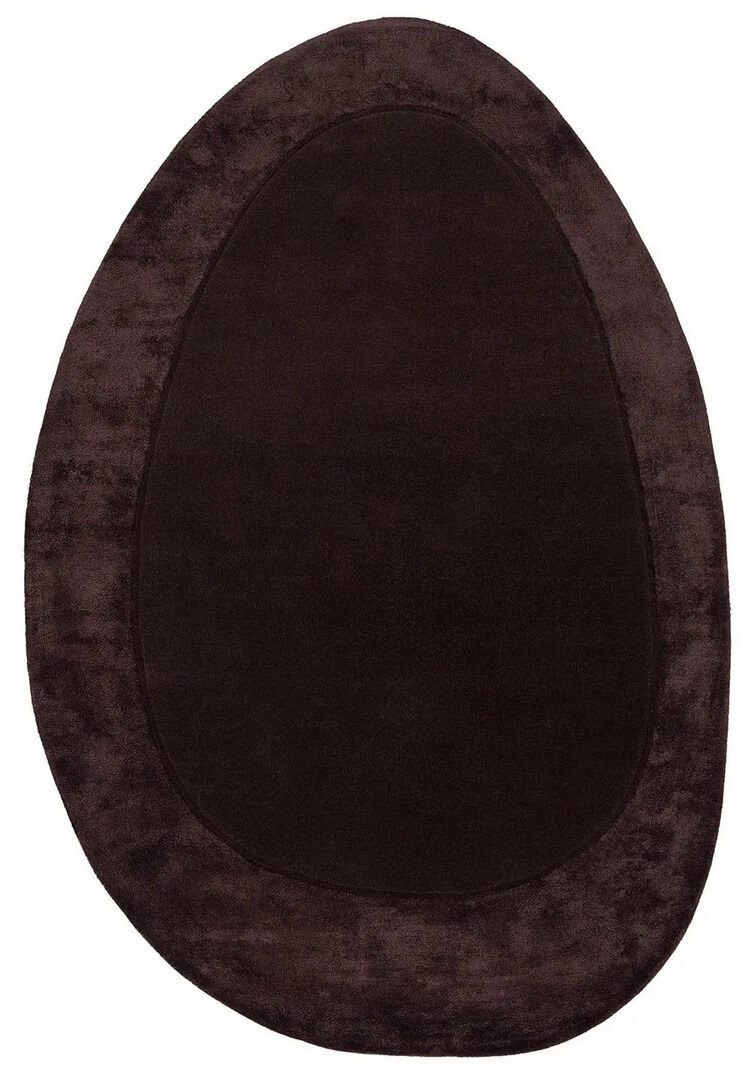 Dywan owalny Carpets & More SHAPES LAKE BROWN 5114