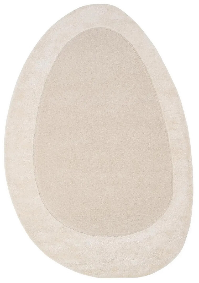 Dywan owalny Carpets & More SHAPES LAKE WHITE 5111