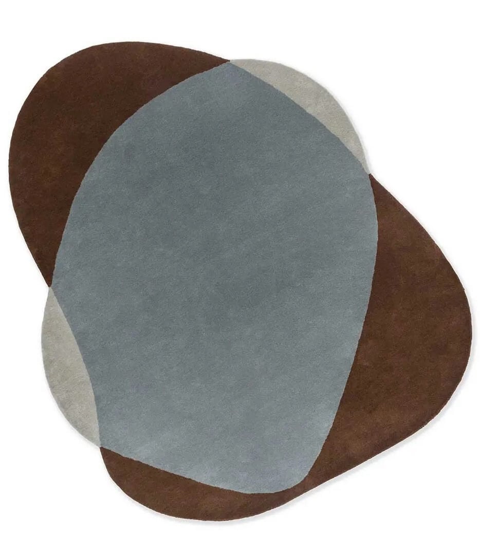 Dywan o nieregularnym kształcie Brink & Campman ELEMENT CHAD BROWN BLUE 087705