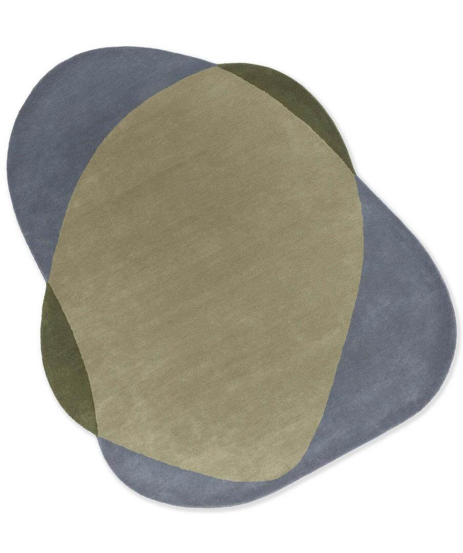 Dywan o nieregularnym kształcie Brink & Campman ELEMENT CHAD GREY GREEN 087704