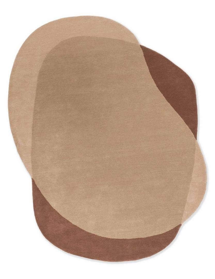 Dywan o nieregularnym kształcie Brink & Campman ELEMENT MOORE CARAMEL 087801