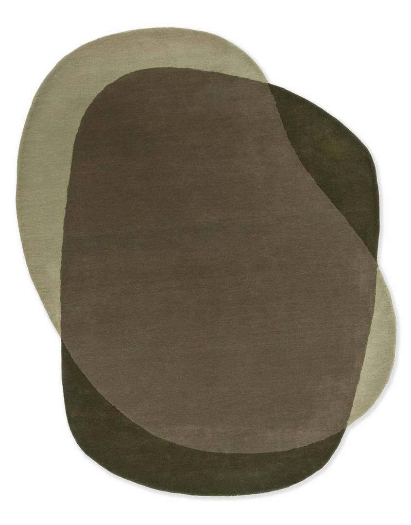 Dywan o nieregularnym kształcie Brink & Campman ELEMENT MOORE MOSS 087807