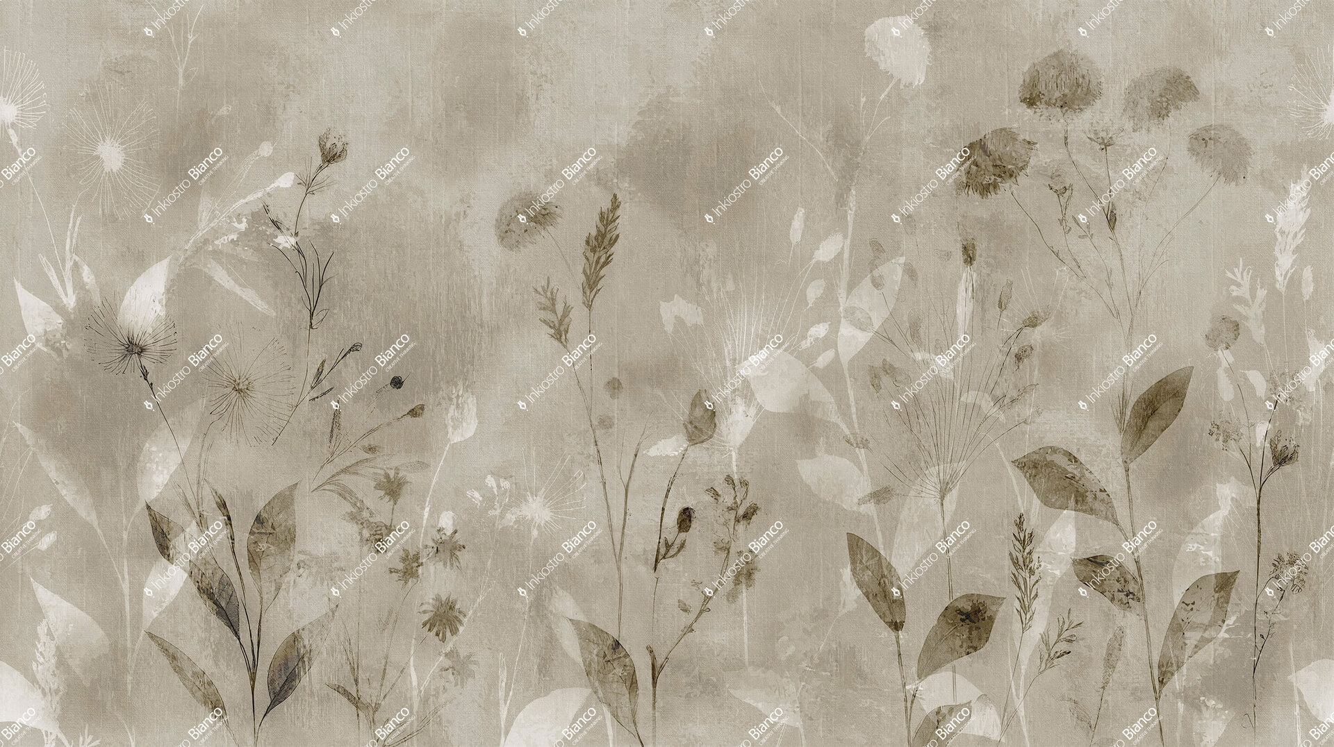 Fototapeta polne kwiaty Inkiostro Bianco CANOPY GRIS INKOBPA2601 Materiaprima