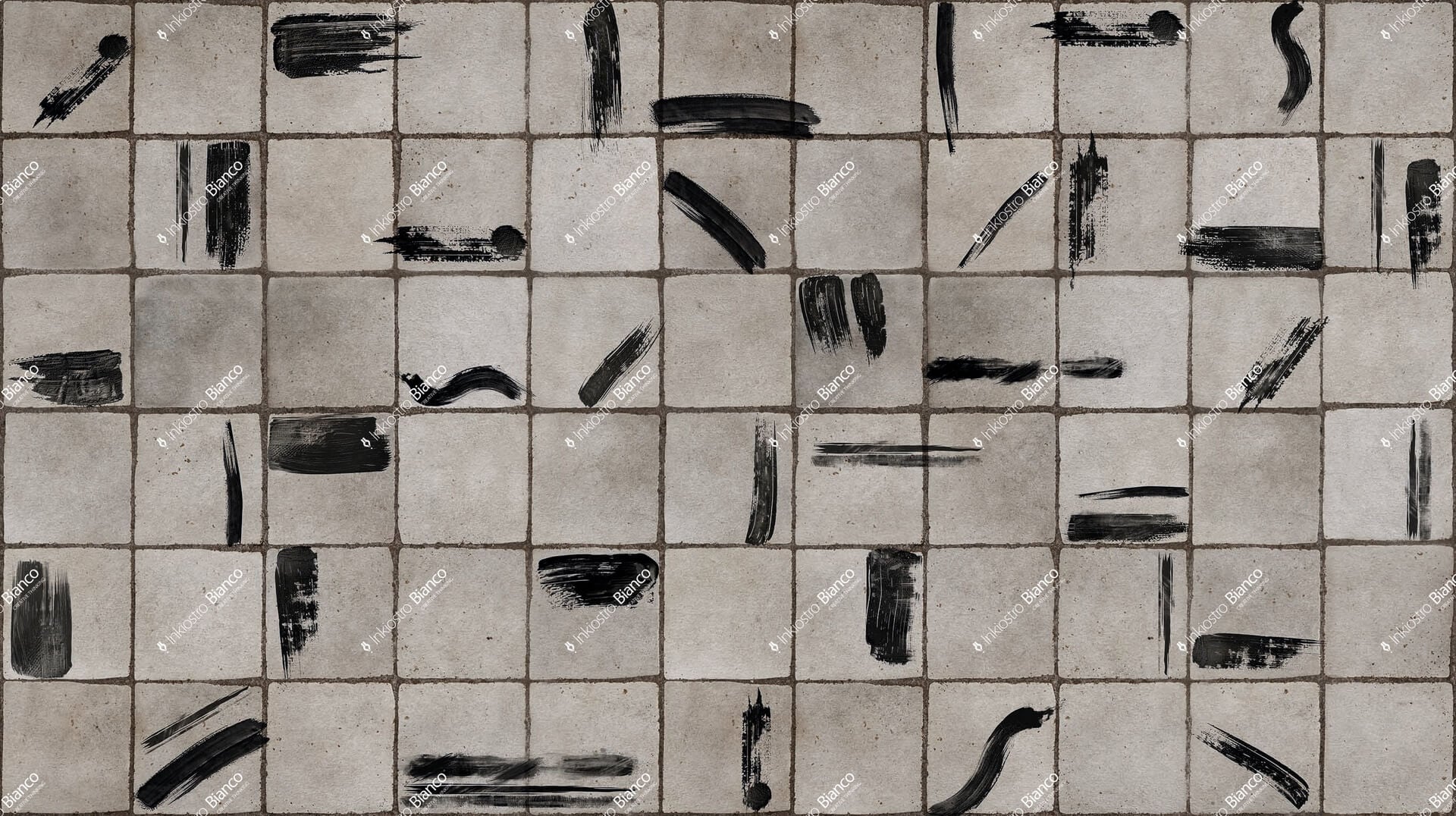 Fototapeta geometryczna Inkiostro Bianco GRISAILLE NERO INKPEST2601 Materiaprima