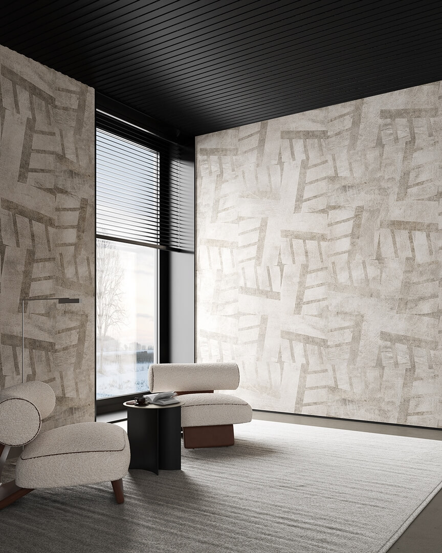 Fototapeta geometryczna Inkiostro Bianco MONOLITH PERLA INKTOUM2601 Materiaprima