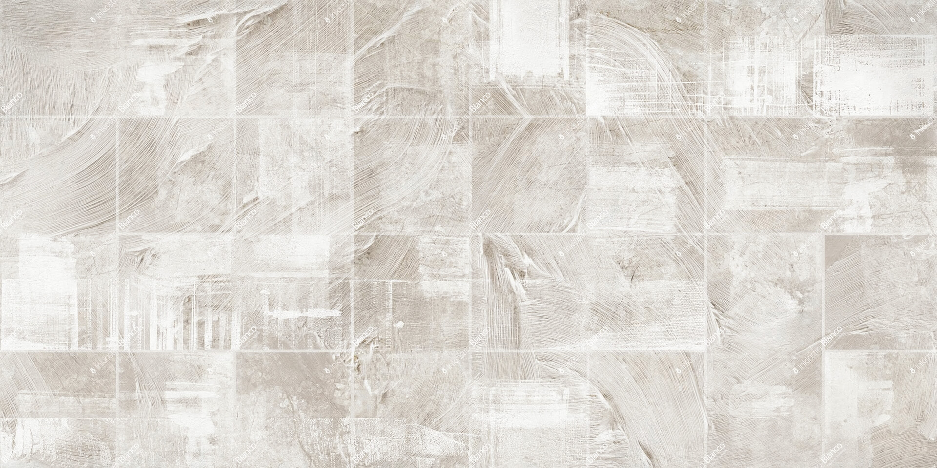 Fototapeta geometryczna z efektem tynku Inkiostro Bianco PLASTER NEVE INKIAAA2601 Materiaprima