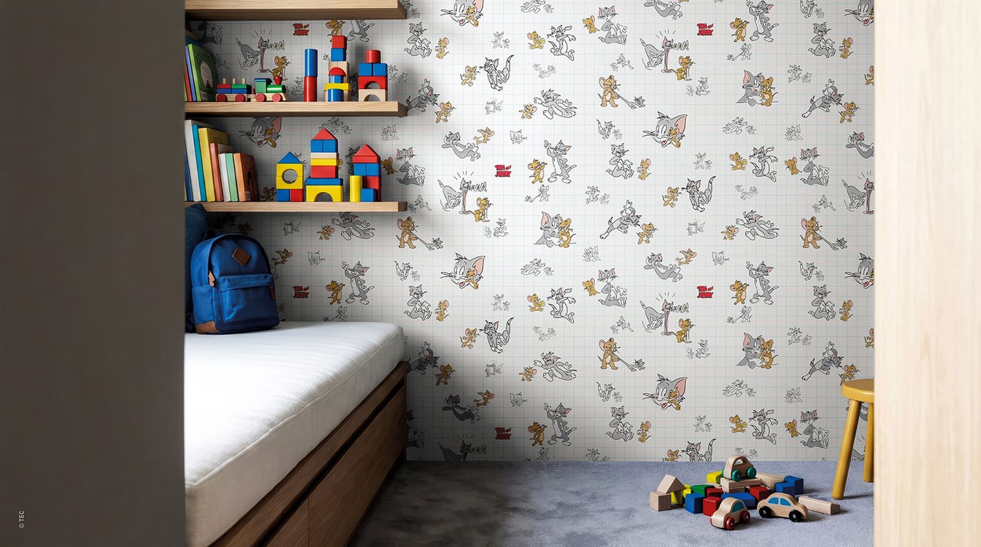Tapeta London Art Tom & Jerry WBT&J118-3 Warner Bros