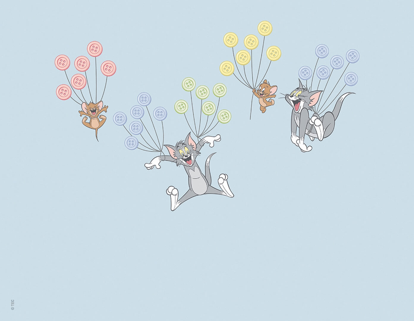 Fototapeta London Art Tom & Jerry WBT&J121-1 Warner Bros