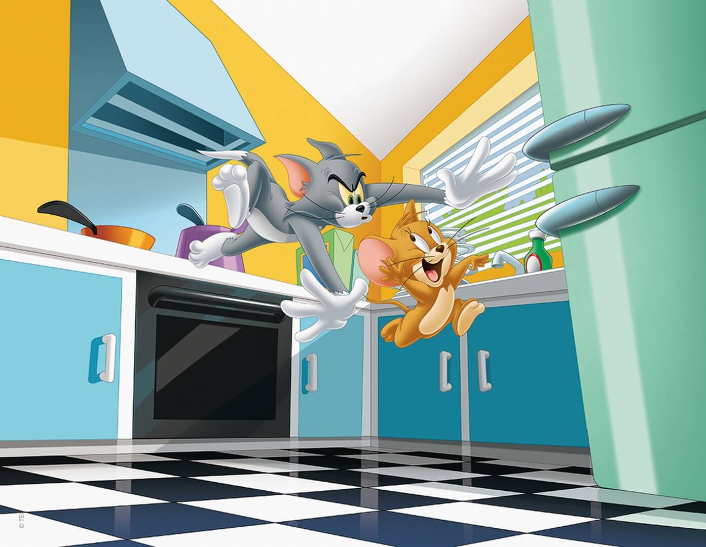 Fototapeta London Art Tom & Jerry WBT&J122-1 Warner Bros