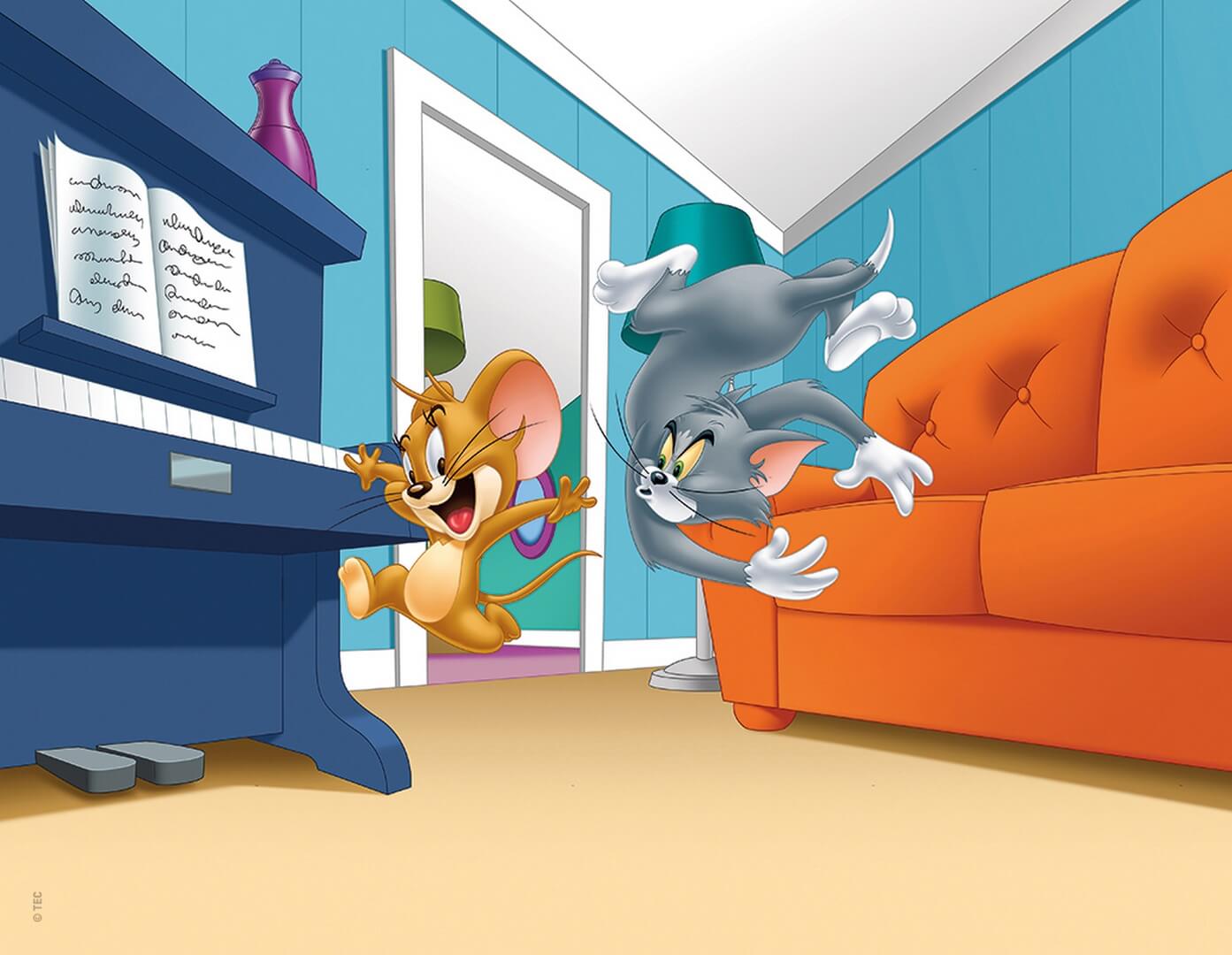 Fototapeta London Art Tom & Jerry WBT&J123-1 Warner Bros