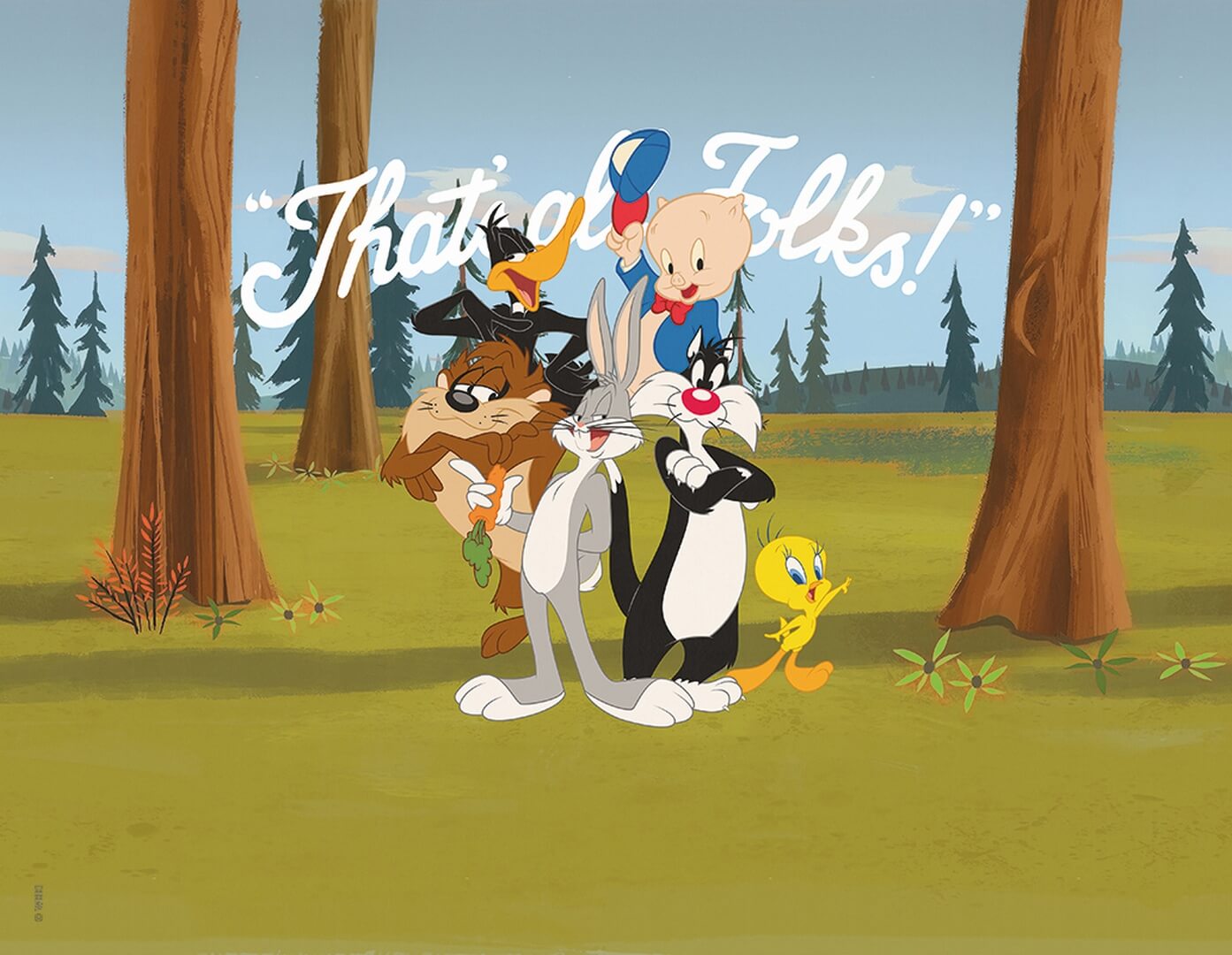 Fototapeta London Art Looney Tunes WBLT201-2 Warner Bros