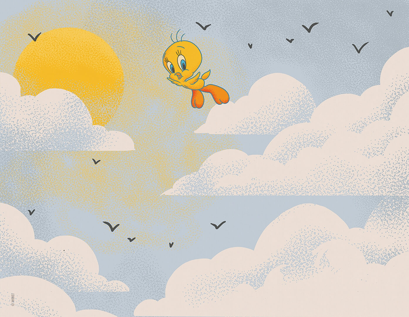 Fototapeta London Art Looney Tunes WBLT218-2 Warner Bros