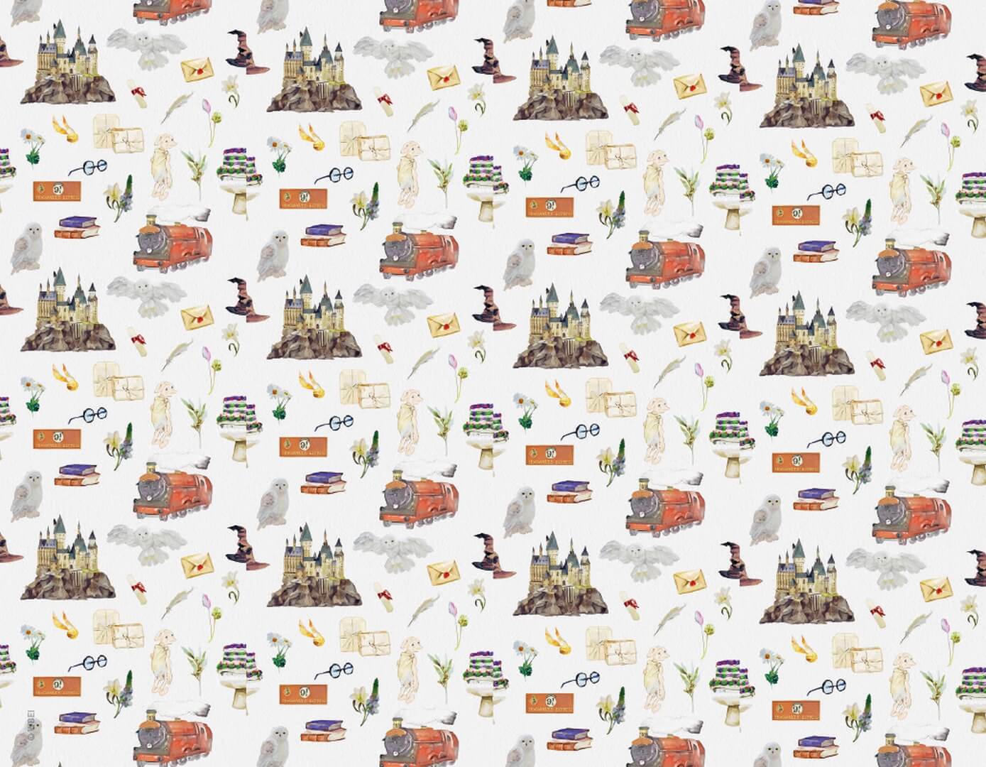 Tapeta London Art Harry Potter WBHP308-1 Warner Bros