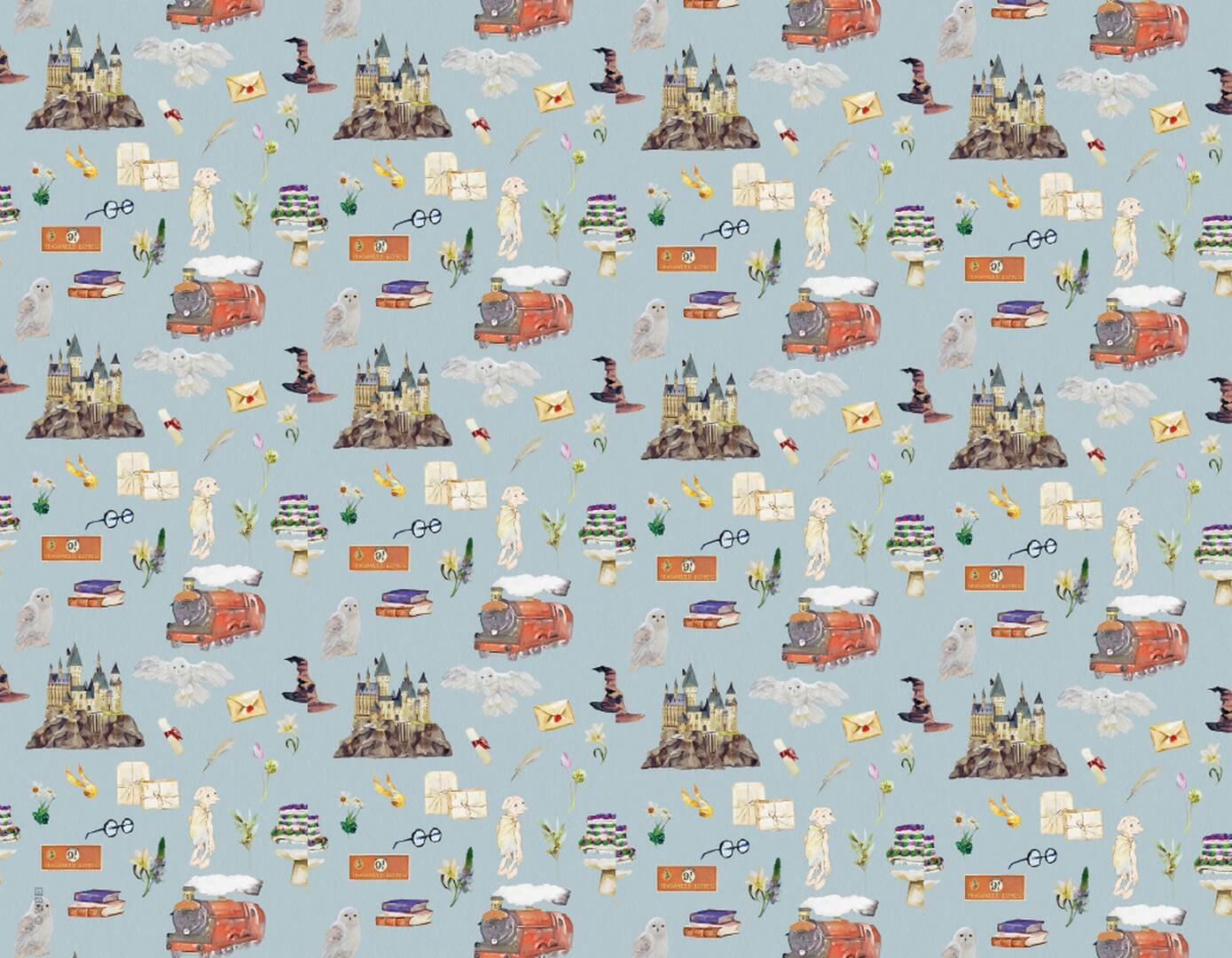 Tapeta London Art Harry Potter WBHP308-2 Warner Bros