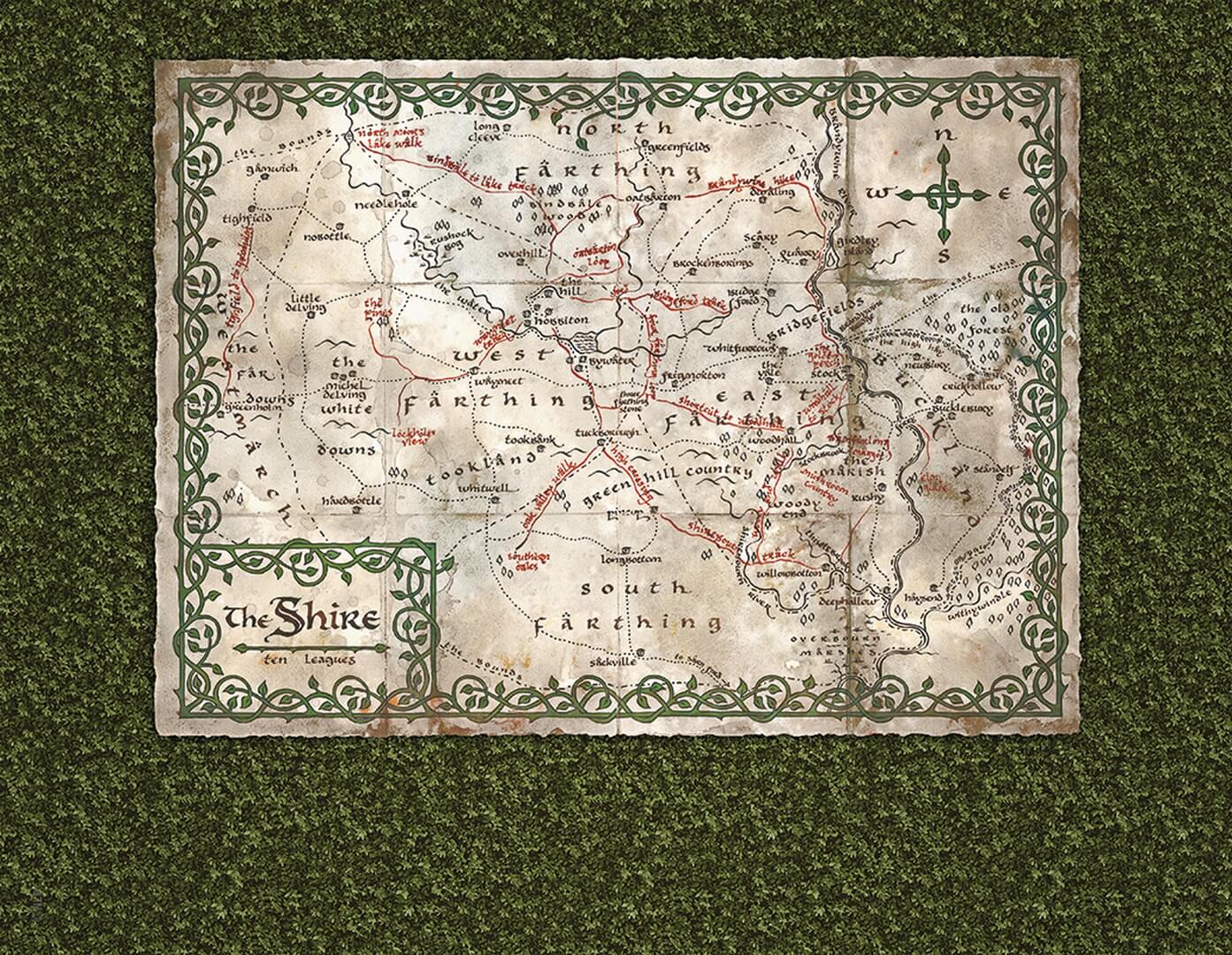 Fototapeta mapa London Art Lord OF The Rings WBLOTR402-1 Warner Bros