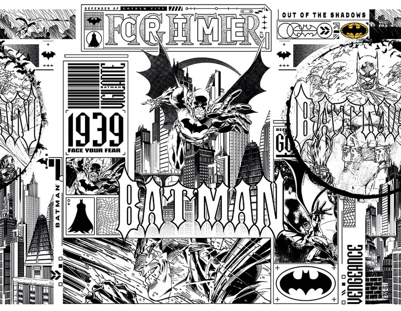 Fototapeta London Art DC Univerce WBDCU510-1 Warner Bros