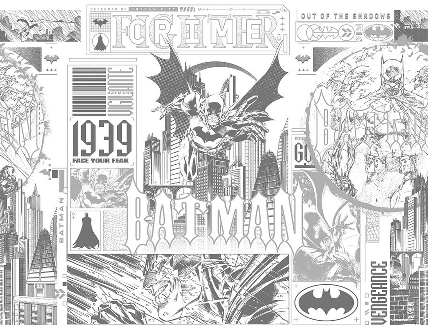 Fototapeta London Art DC Univerce WBDCU510-2 Warner Bros