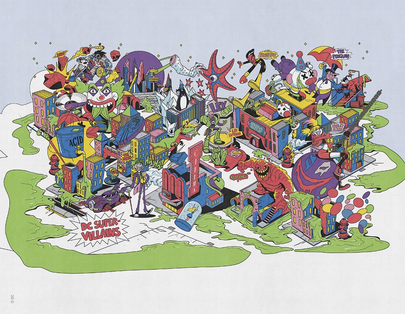 Fototapeta London Art DC Univerce WBDCU526-2 Warner Bros