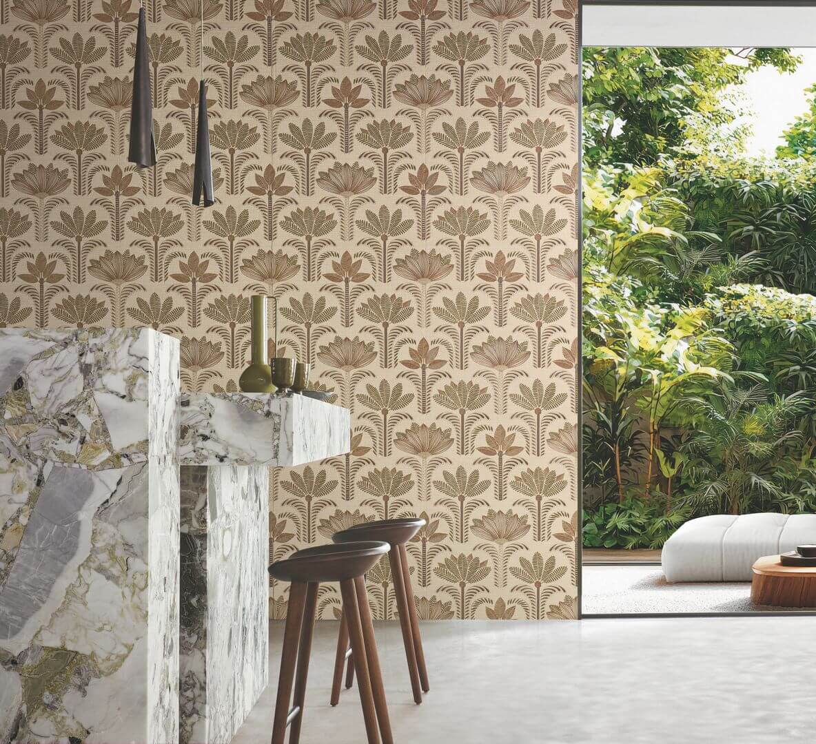Tapeta palmy Casamance 78180100 Dattara Racines