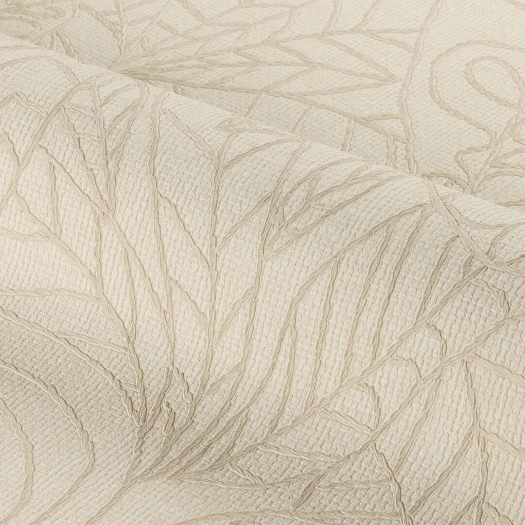 Tapeta haftowane liście Casamance 78200916 Argania Racines