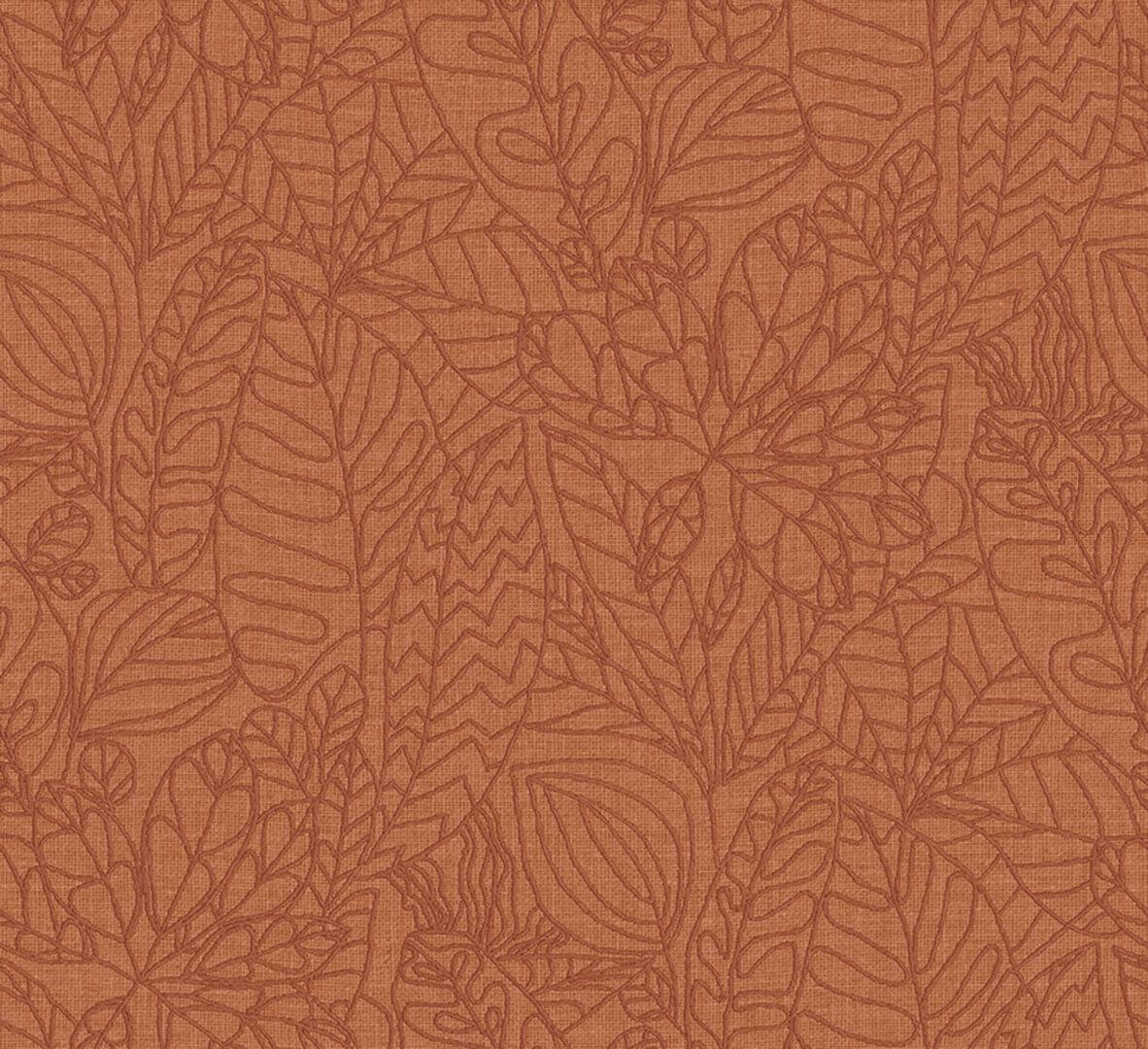 Tapeta haftowane liście Casamance 78201324 Argania Racines
