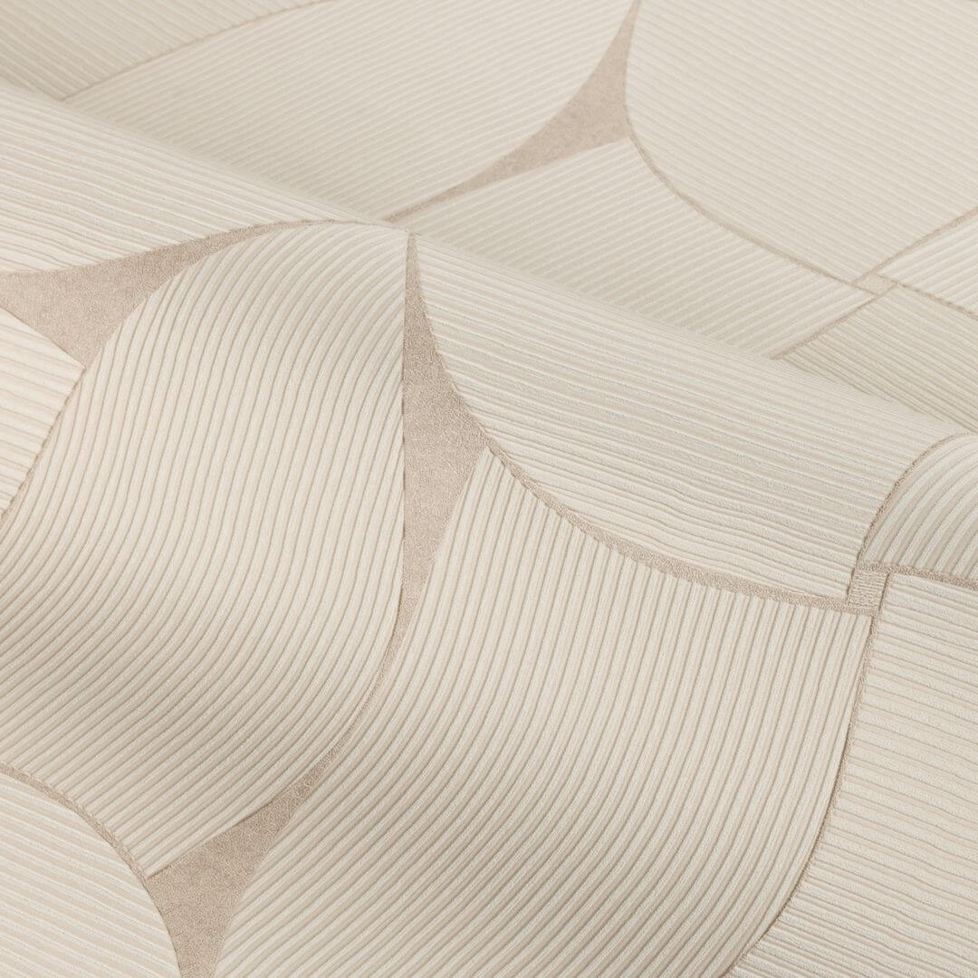 Tapeta geometryczna Casamance 78130304 Sienna Striato - 100 cm szer.