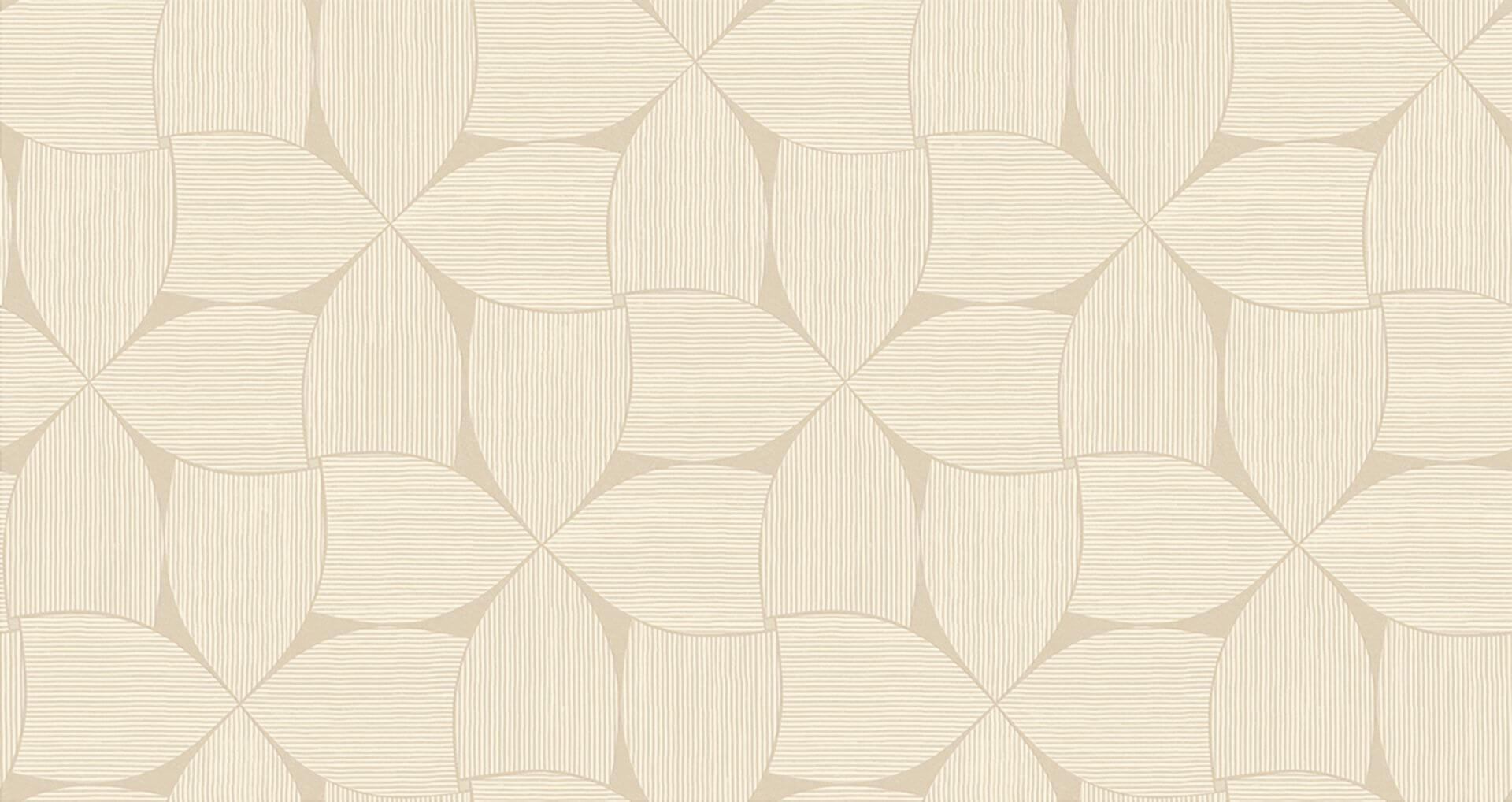 Tapeta geometryczna Casamance 78130304 Sienna Striato - 100 cm szer.