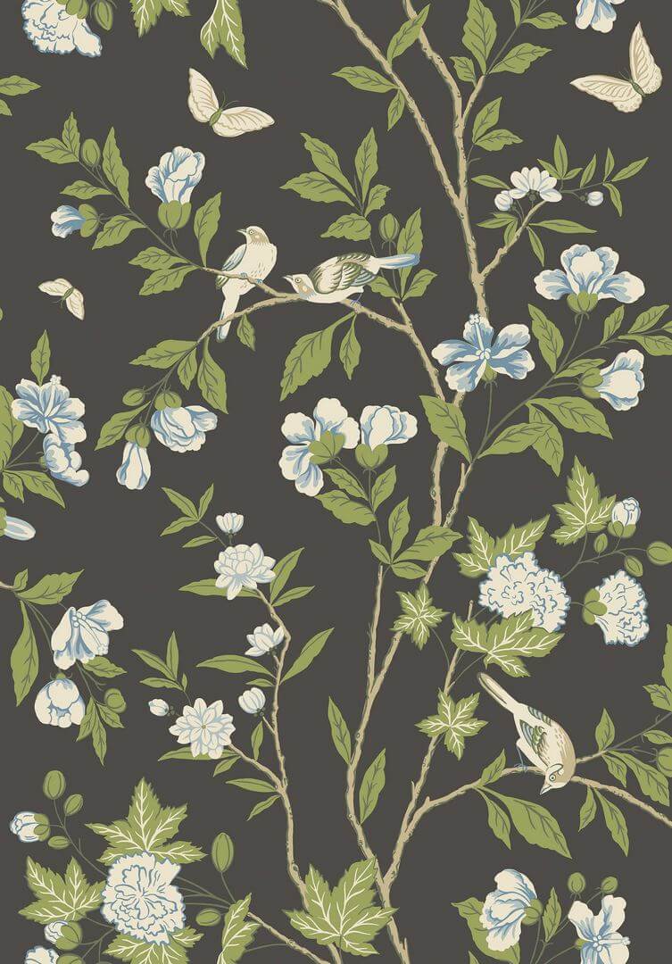 Tapeta w stylu chinoiserie Boras Tapeter 8701 Sophia Magdalena Herrgard