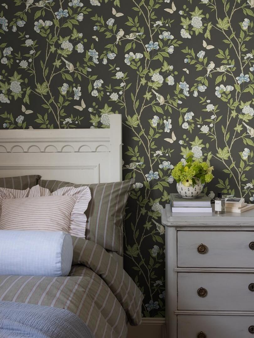 Tapeta w stylu chinoiserie Boras Tapeter 8701 Sophia Magdalena Herrgard