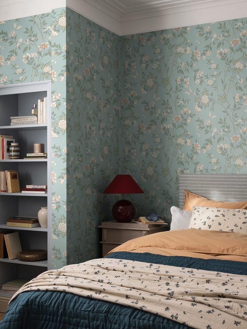 Tapeta w stylu chinoiserie Boras Tapeter 8702 Sophia Magdalena Herrgard