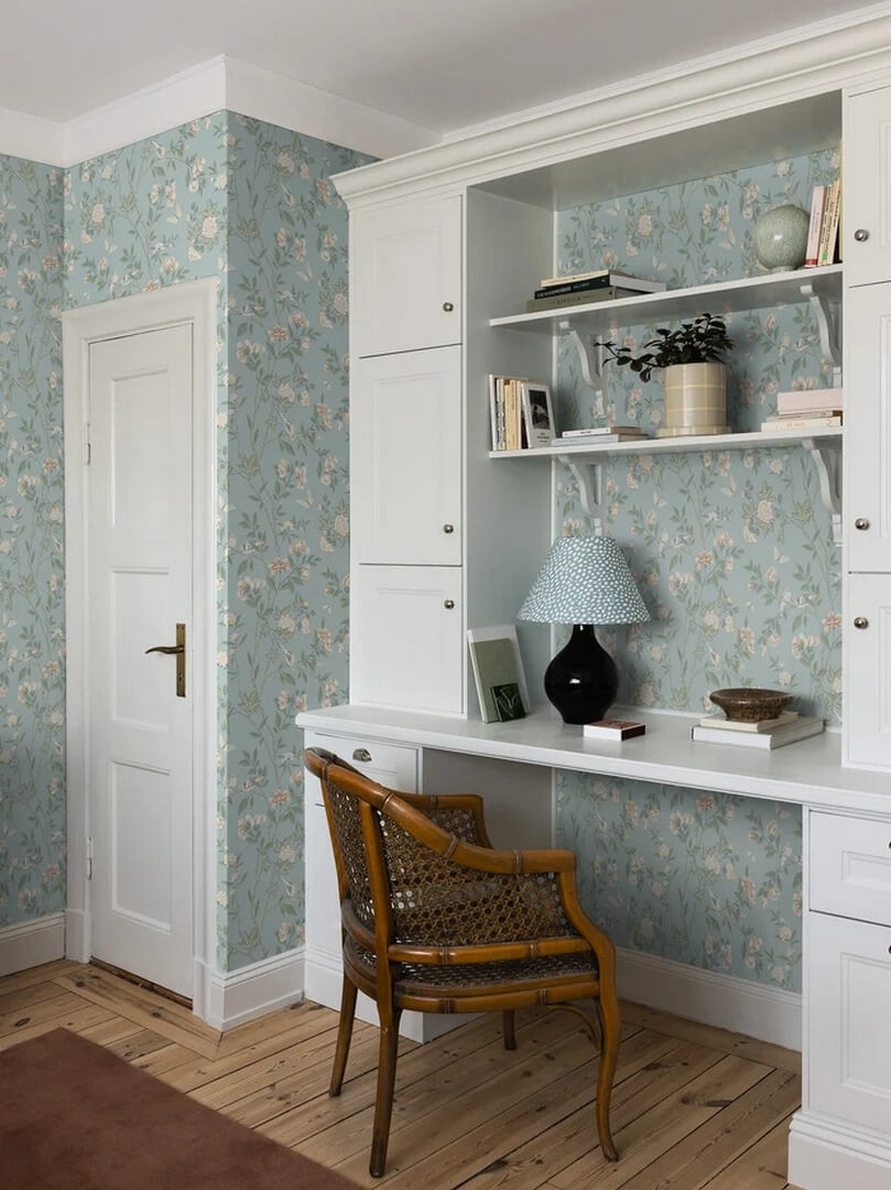 Tapeta w stylu chinoiserie Boras Tapeter 8702 Sophia Magdalena Herrgard
