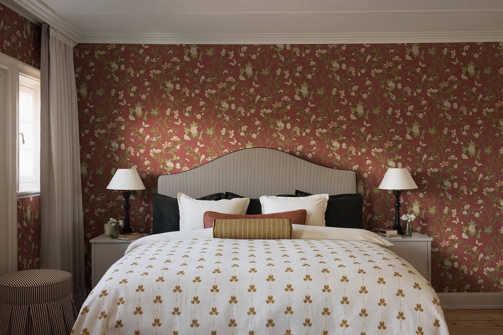 Tapeta w stylu chinoiserie Boras Tapeter 8704 Sophia Magdalena Herrgard