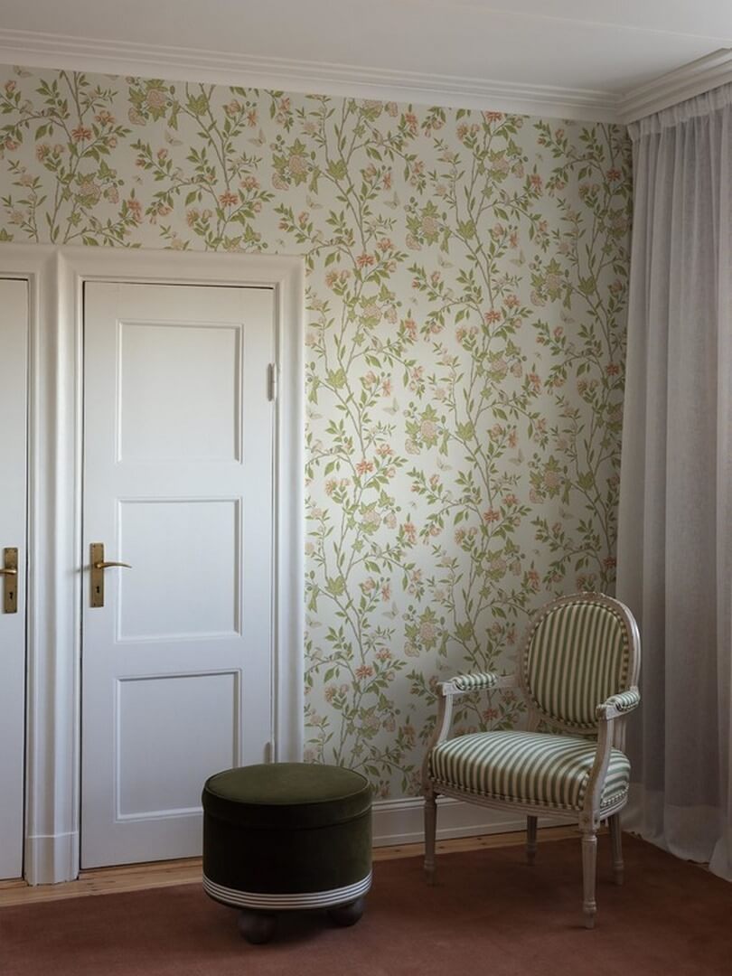 Tapeta w stylu chinoiserie Boras Tapeter 8705 Sophia Magdalena Herrgard