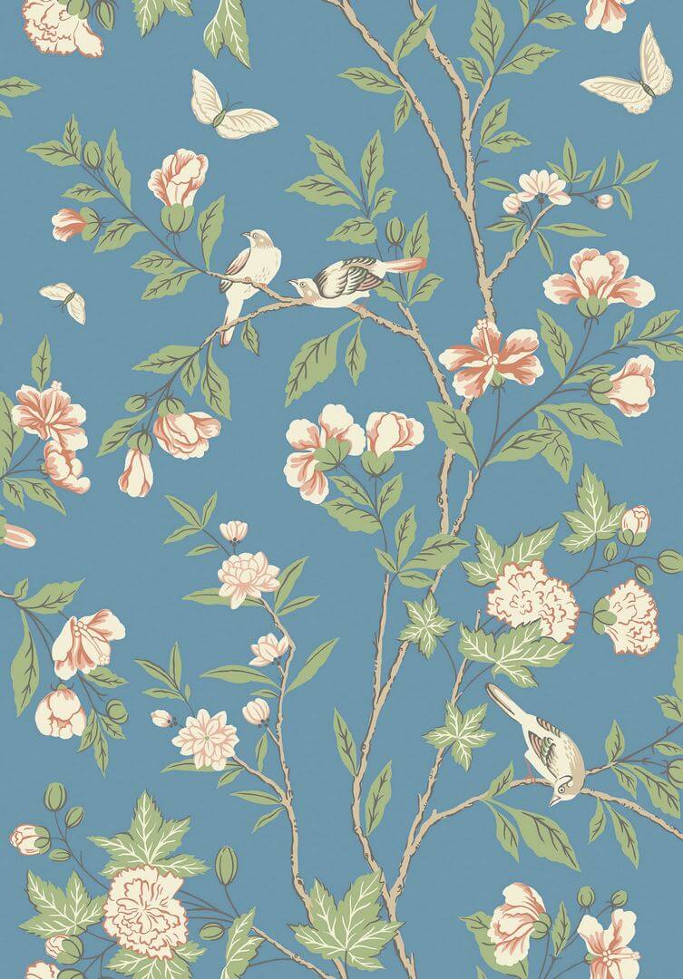 Tapeta w stylu chinoiserie Boras Tapeter 8706 Sophia Magdalena Herrgard