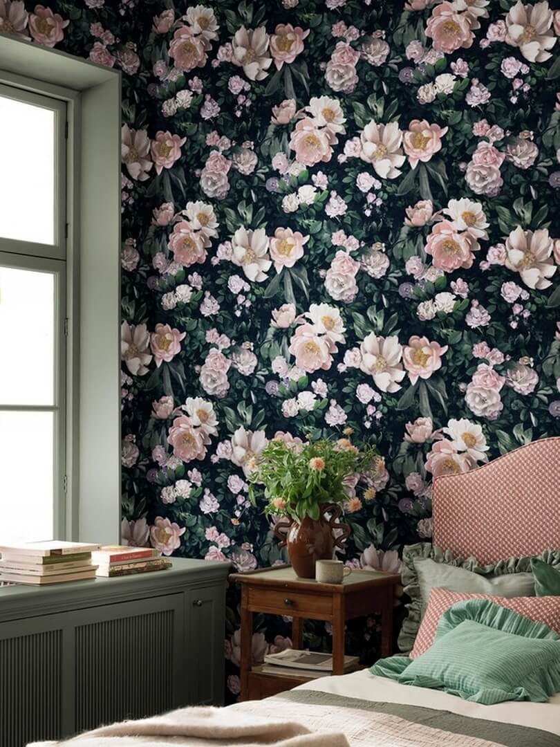 Tapeta kwiaty Boras Tapeter 7234 New Dawn Rose Flowers